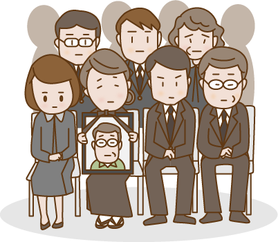 親戚もゆっくり
お別れをしてほしい
友人や会社関係の方も
お呼びしたい